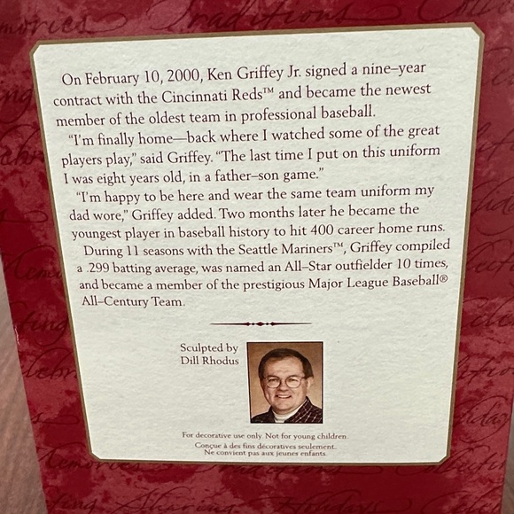 2 Hallmark Major League Baseball Ornaments - Picture 3 of 5